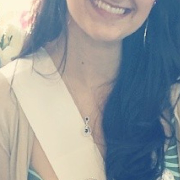 Spark 18k diamond and sapphire necklace -RARE- - Picture 7 of 13